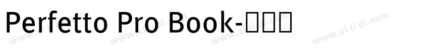 Perfetto Pro Book字体转换